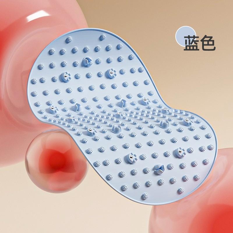 Foot Reflexology Massage Mat Slow Running Daily Care High-Elastic Silicone Soft Rubber With Acupressure Nubs