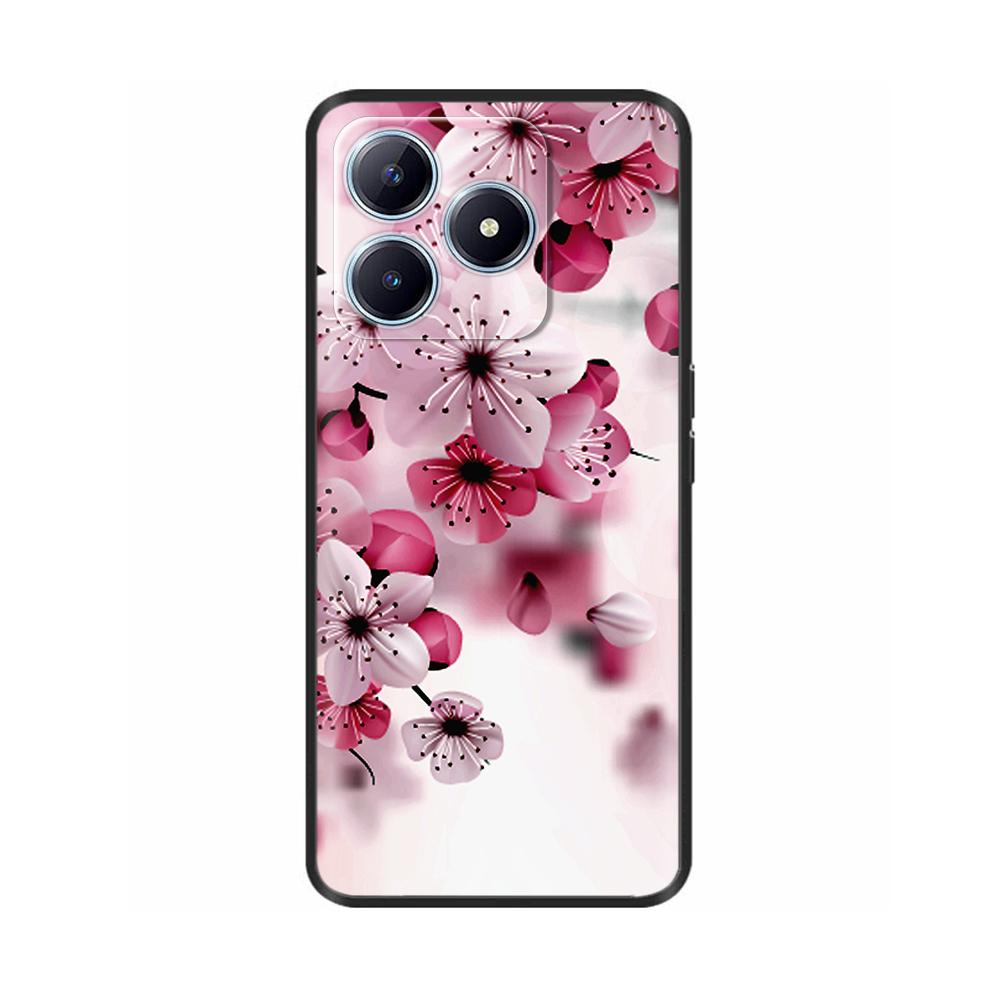 For Realme C63 Case Animals Soft Silicone TPU Phone Cases Back Cover For OPPO Realme C63 C61 C 63 Shockproof Protective Fundas