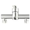 Stainless Steel Shower Faucet Hot And Cold Water Mixer Wall Mounted Metal Handle Bathtub Faucet Mixing Valve Shower