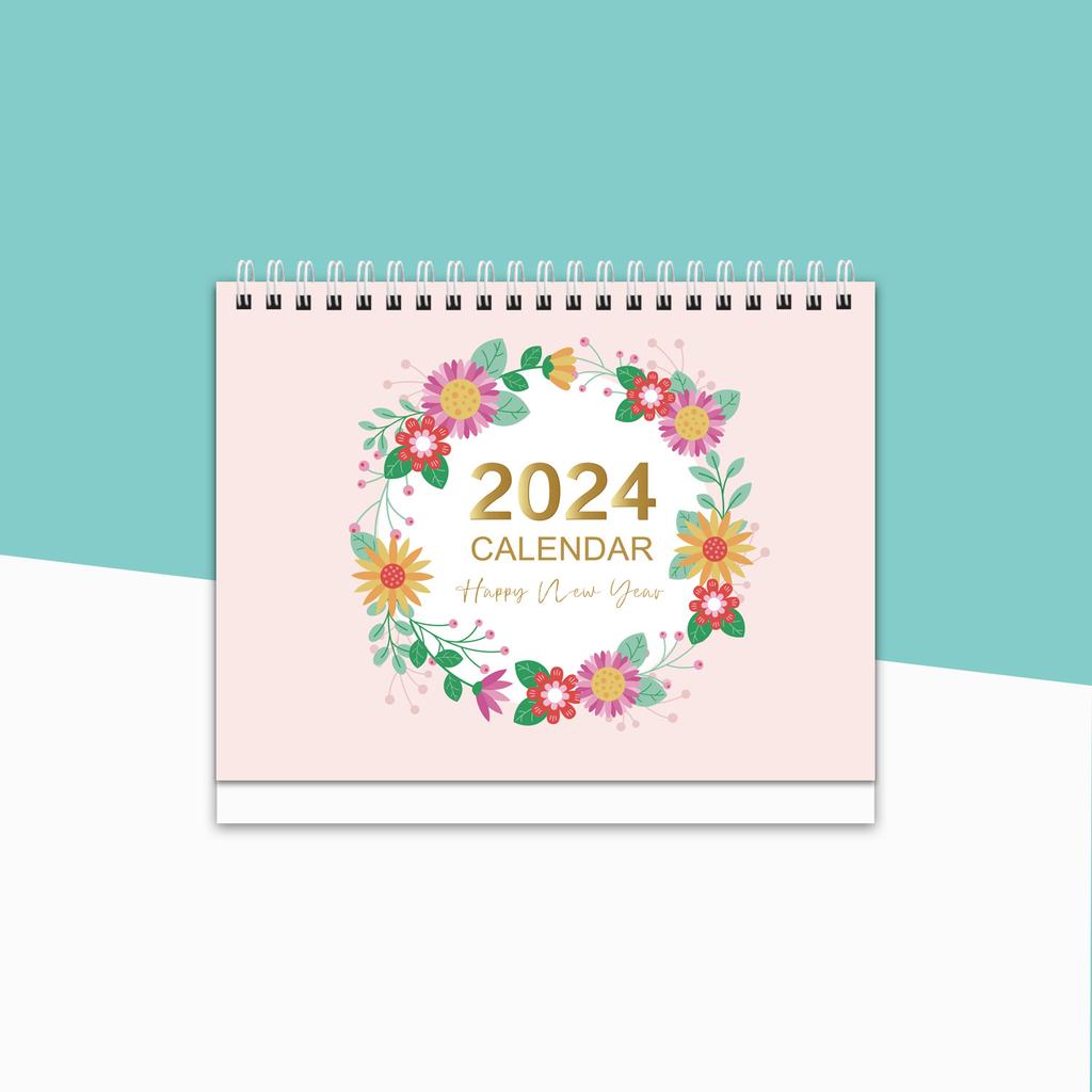 23x19cm Large Desk Calendar 2025 Standing Flip Desktop Calendar Daily Planning Monthly Calendar For Home Recording Events