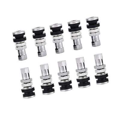 10pcs TR161 Metal Tire Valve Stems In Short Valve Stems Car Truck Motorcycle Short Valve Stems with Rubber    Ing