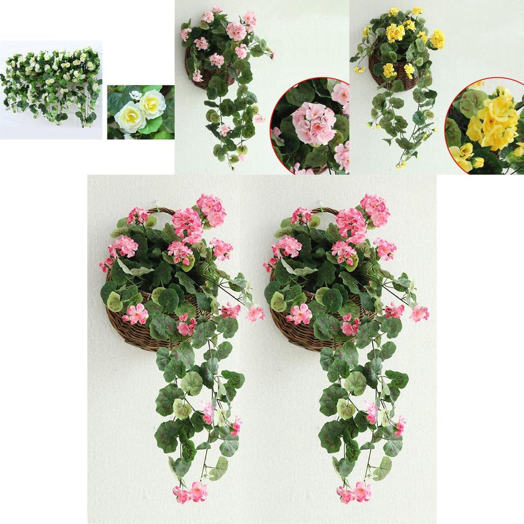 Exquisite 75cm Künstliche Begonie Hortensie Blume Falsche Pflanze Für Charmante Dekoration