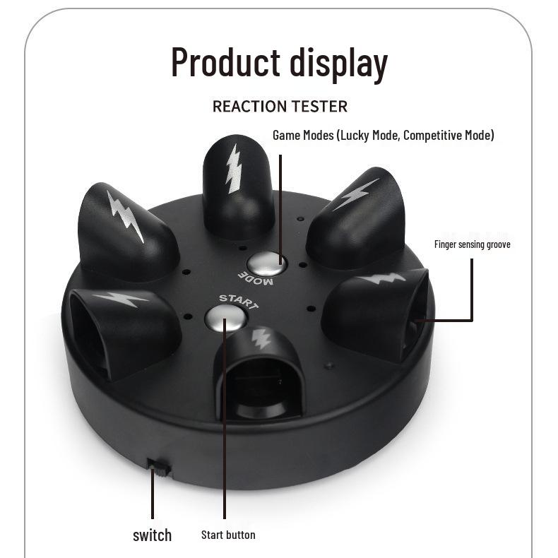 Mini Six-Finger Lie Detector Shock Prank Toy