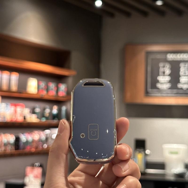 

Чехол для ключей от машины, чехол-брелок для Kia Ceed Cerato Forte NIRO Seltos Sorento Soul Sportage Telluride K5, умный дистанционный ключ без ключа синий