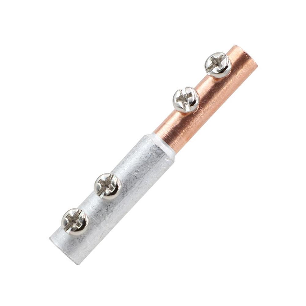 1pc GTL-16 GTL-50 Copper-Aluminum Transition Joint Cable Connector Electrical Cable Wire Tubular Screw Bolt Connection Tube
