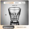 ZISIZ Gehärtetes Glas Bierbecher Set
