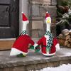 Outdoor Christmas Party Decor 1 Set Porch Goose Outfit, Festive Dress with Hat, Winter Halloween Yard Ornament Outfit Fall Holiday Costume for 23 Inch