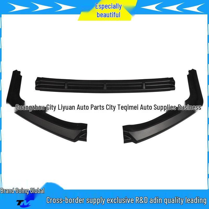 

Civic 2017-2021 Front Lip Bumper Kit: Bright Black Carbon Fiber Texture