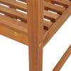 Garden Chair Brown 50 X 50 X 91 Cm Solid Acacia Wood