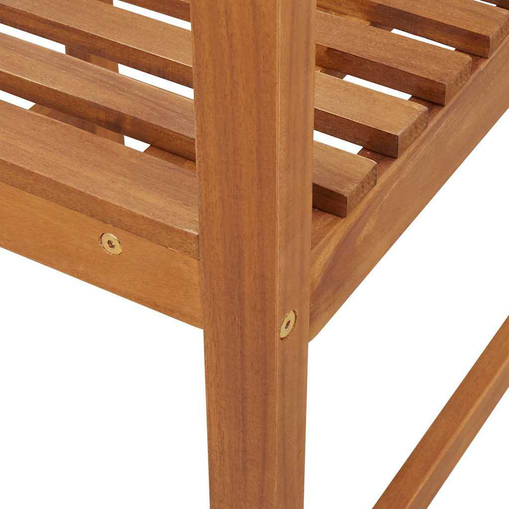 Garden Chair Brown 50 X 50 X 91 Cm Solid Acacia Wood