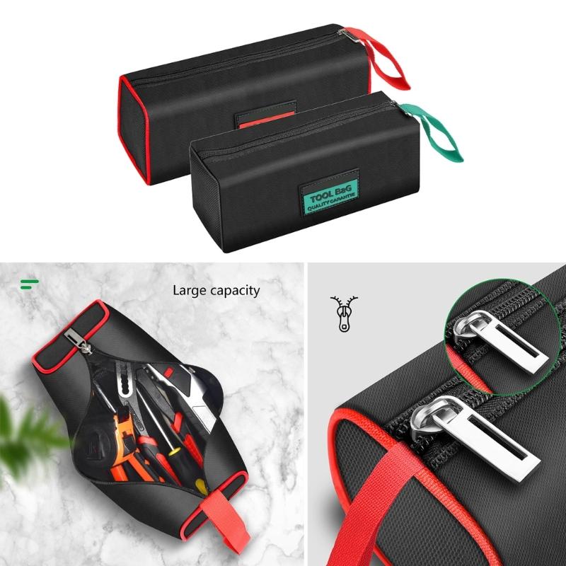 Multipurpose Large Tool Pouch, Oxford Fabric Waterproof Storage Bag Suitable for Professional Workshop Organization Use