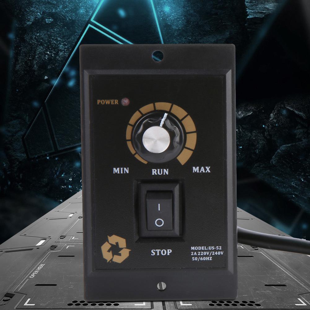 AC 220V 5060Hz 300400500W AC Motor Speed Controller Electric Motor Speed Regulator(500W)