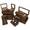 Retro Edition Black Walnut 10-Slot Watch Display Box