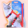 Cartoon Print Cat Harness and Leash Set