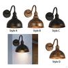 Elegant Metal Wall Sconce with E27 Lighting Fixture for Bedroom Decor