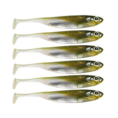 7cm 8cm 10cm silikonowe miękkie przynęty realistyczne 3D oczy Shad przynęta wędkarska na karpia słodkowodnego i morskiego pstrąg Bass Fish Swimbait