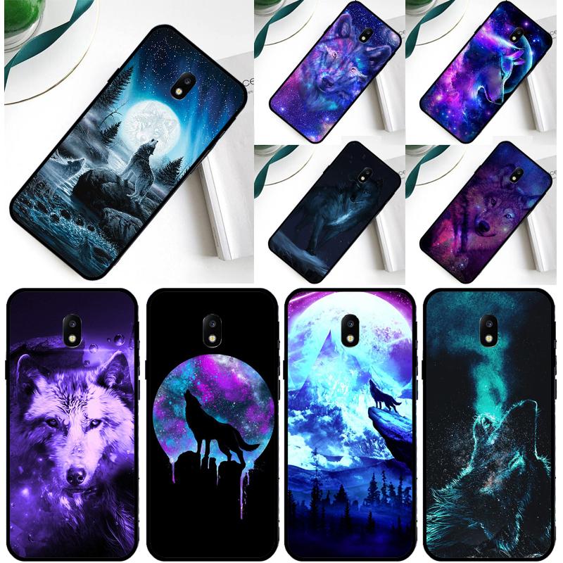 Custodia carina Galaxys Wolf per Samsung J4 J6 Plus J8 A6 A7 A8 A9 2018 J7 J5 J3 2017 A3 A5 J1 2016 Copri Telefono