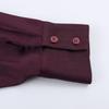 European American 2025 Winter Fashion Casual Silk Satin Balloon Fit Shirt