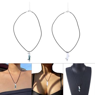 Elegante Halskette mit Bambussegment-Anhänger, längenverstellbar, Schlüsselbeinkette, stilvolles Accessoire für Modebegeisterte