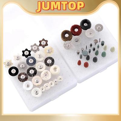 Dental Polishing Kit Laboratory HP Polisher Set 2.35mm Shank Diameter Burs Brush Grinding Clinic Lab Dentistry Tools