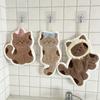 Soft and Cute Cat Hand Towel, Quick Drying Quick Drying Hanging Cute Cartoon Towel, Household Kitchen and Bathroom Hand Towel