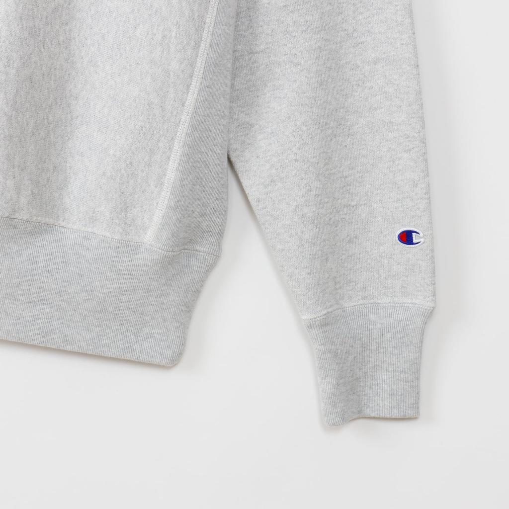 Champion Reverse Crew Neck Long Cotton Brushed Graphic Weave® Sweatshirt, Sleeve, 11.5oz USA, Back, Print, C3-C022-040-XL-25FW