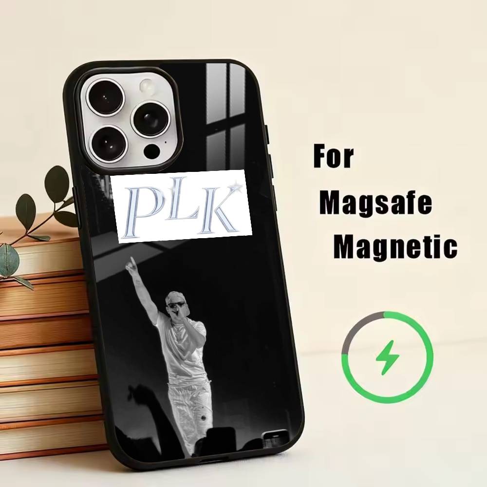 

P-PLK- French Rapper- Mathieu Phone Case For iPhone17,16,15,14,13,12,11 Plus,Pro Magnetic For Magsafe Wireless Charging iPhone14PRO