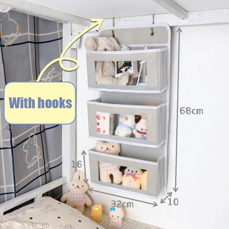 Cârlig pentru pat de cămin Geantă de depozitare suspendată Fără găurire Organizator pentru tăblia patului de sub pat Suport pentru noptieră în dormitor Pentru cămin studențesc Utilizare acasă