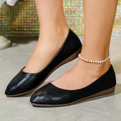 Damen Ballerinas Hohe Qualität Slipper Loafers Schuhe für Damen Spitzschuh Ballett Übergröße Flache Damenschuhe Zapatos De Mujer
