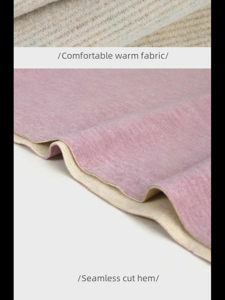 Nahtlose Thermounterwäsche für Damen: Dicke, plüschige Basisschicht für Herbst und Winter