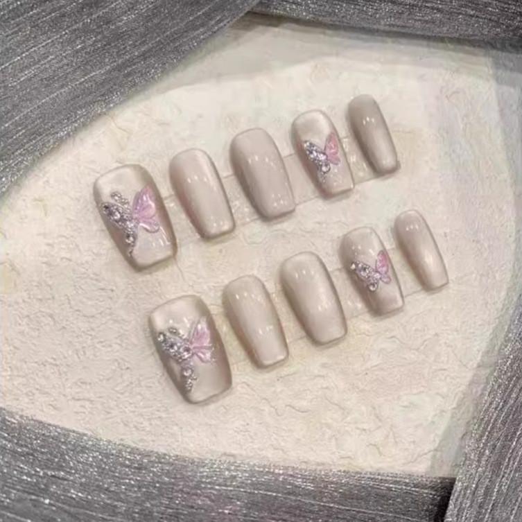 Handmade Nail Wear Fashion Casual Simple Exquisite Classic Nail Patch Style