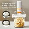 Plastic Vacuum Food Tank Freshness Preservation Transparent Airtight Container Moisture-Proof Sealed Canister Kitchen Gadgets
