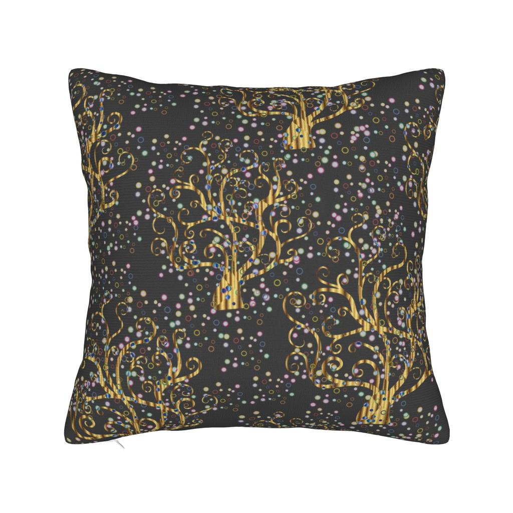 Gustav Klimt Freyas Pillowcase Polyester Cushion Cover Decorations Abstract Art Pillow Case Cover Home Square 45X45cm