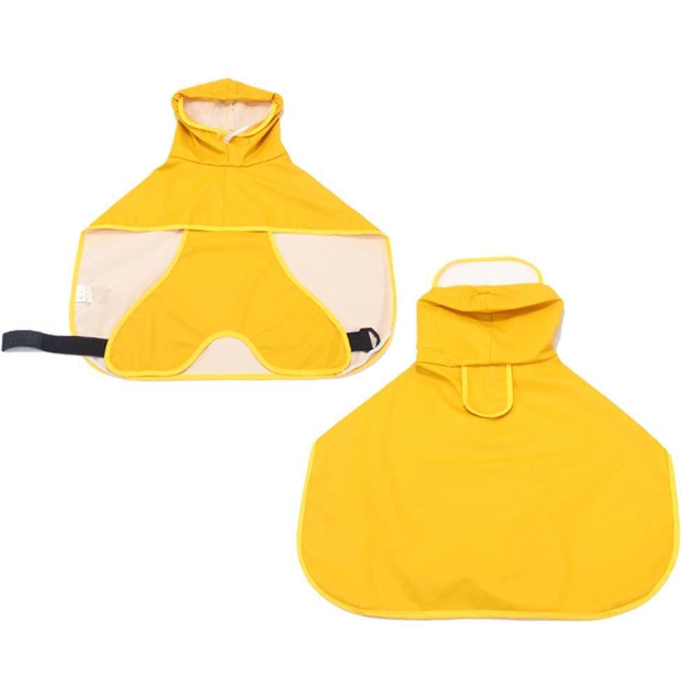 M-9XL PU Coat For Small Medium Large Dogs Waterproof Hoody Pet Rain Jacket Dog Clothes Dog Raincoat Pet Supplies