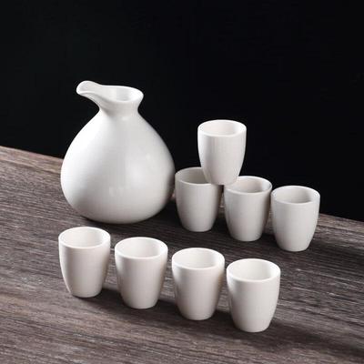 Shangqi Ceramic Liquor Decanter and Cup Set