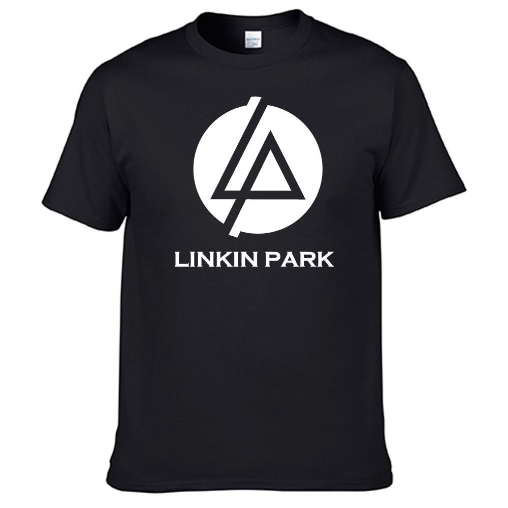 2026 Hot New Linkin Park Band Printed Graphic T-shirt Men's Short Sleeve T-shirt High Quality Women's Clothing Street Wear Casual Loose Tee Top