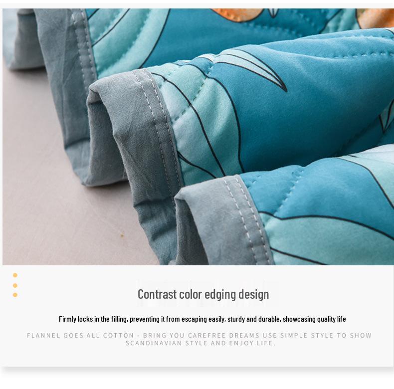 Gift Box: Washed Cotton Summer Quilt - Perfect for Anniversaries and Cool Nights