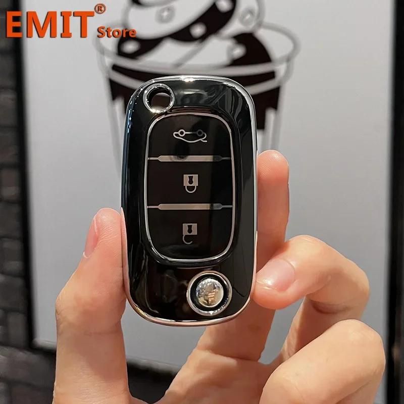 

For Mercedes Benz Smart Fortwo 453 Forfour Car Key Case Remote Cover Shell Keychain Holder Fob Accessories Tpu key case for Smart