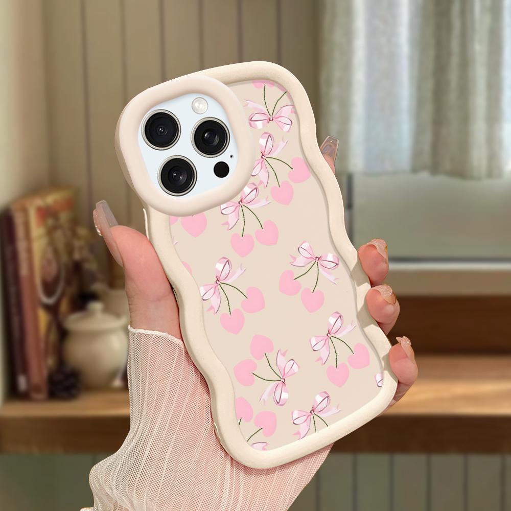 Big Wave Edge Miękki silikonowy materiał Macaron Etui na telefon Odporne na wstrząsy Ochronne gumowe etui na iPhone'a Samsunga Huawei Honor Xiaomi Redmi OnePlus Moto