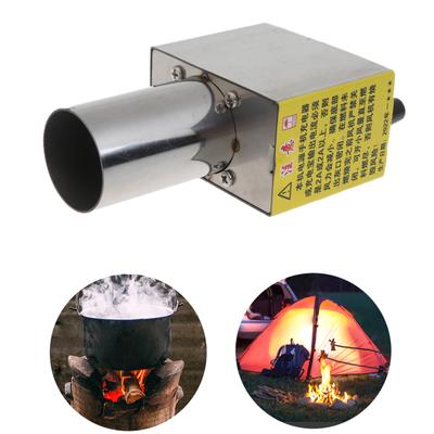 BBQ Fan USB 5V Tragbarer Grill Luftgebläse für Outdoor Grill Feuer Gebrüll Camping Wandern Picknick Edelstahl