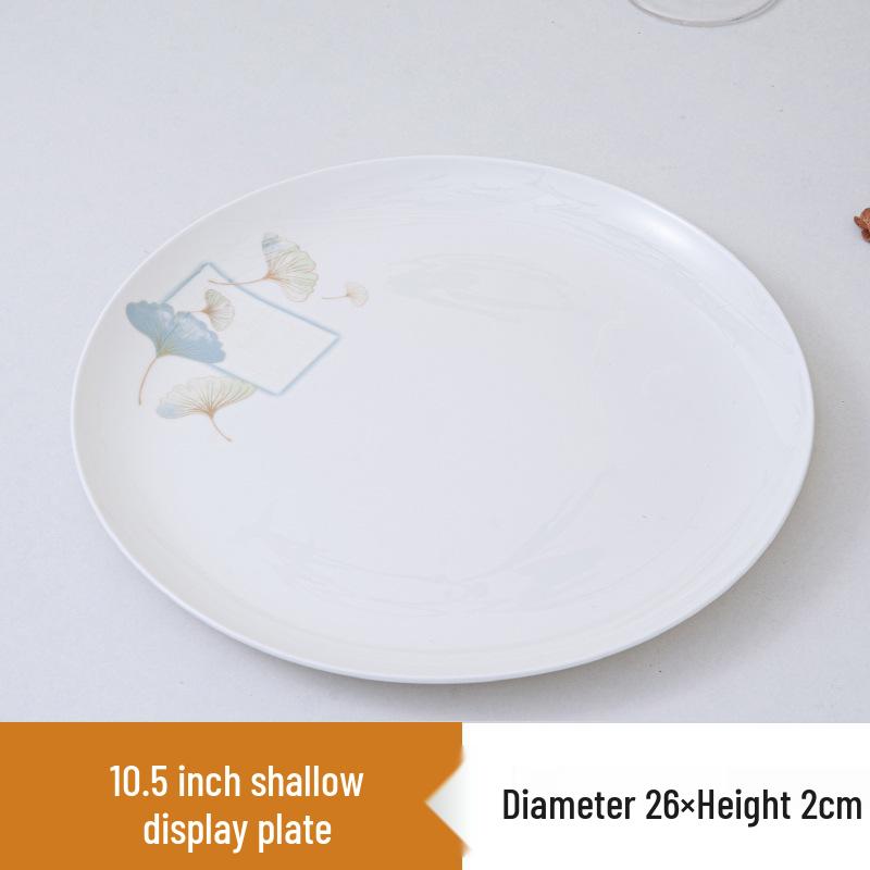 Deluxe Bone China Tableware Set - Three or Four Pieces with Plate, Wing Bowl, and Spoon - Customizable Logo for Hotels, Restaurants, and Clubs.