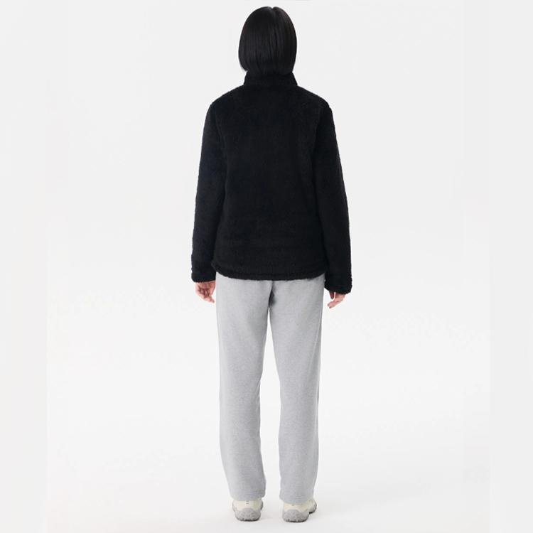 New FILA Velvet Feel Coat Unisex Black 1100FS2PLG4101XBLK