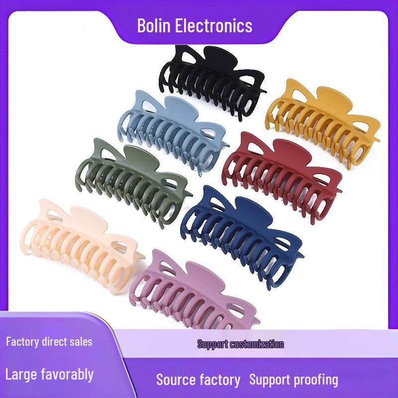 

Morandi Color Frosted Updo Hair Claw Clip - Large Size Hair Accessory for Women
