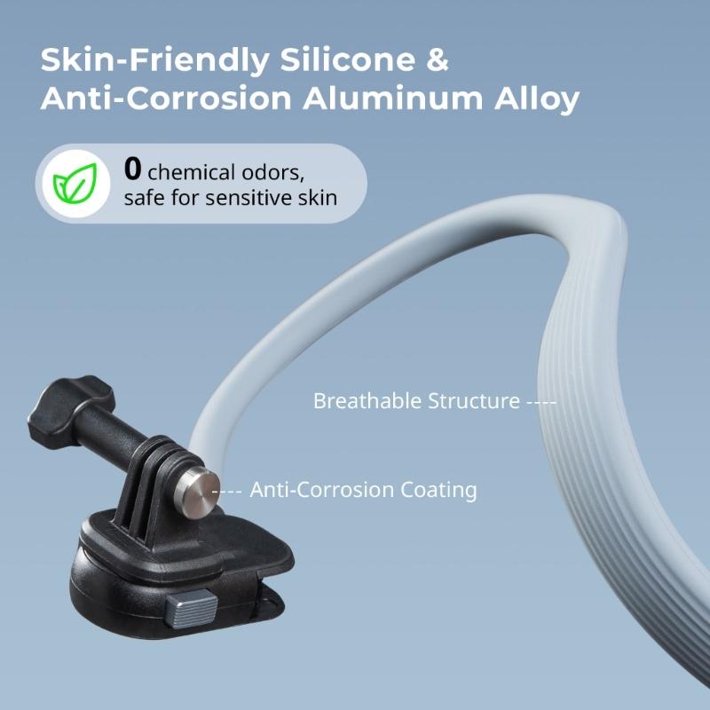 Action Camera Magnetic Neck Holder Quick Release Recording Stand Comfortable for 12/11/10 Action Camera Accessories