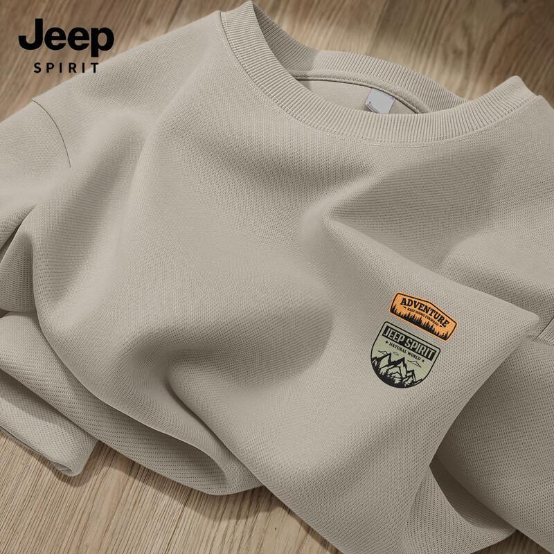 JEEP SPIRIT Men's 2025 Casual Crewneck Sweatshirt