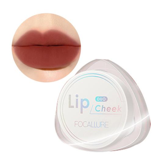 Dual-Use High Saturation Lip Clay Velvet Cheek Mud Pigment for Beauty