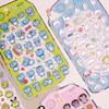 1/4 piezas Kawaii Animal Pingüino Foca Mundo Dibujos Animados Pegatinas 3D Calcomanías de Cristal Decoración DIY Maleta Teléfono Pegatina Linda Juguete