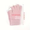 A Pair of Cycling Gloves Fingerless Style Women's Sports Thermal Gloves Suitable for Skiing, Ice Skating and Everyday Warmth