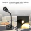 RV Rding Light Flexible Neck 3 Color Light 1224V 3W USB Rechargable   for Yachts Boats