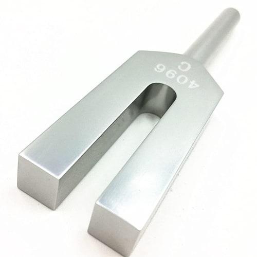 Ahvqevn High Frequency Energy Tuning Fork 4096HZ Aluminum Alloy Healing Sound Vibration Tuning Fork